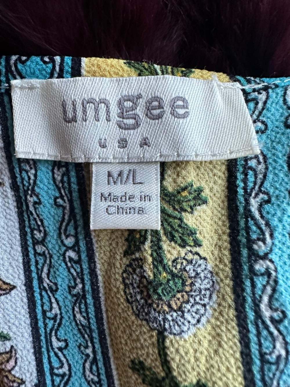 Umgee Multi Pattern Design Kimono NWOT - Picture 7 of 8